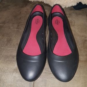 Crocs Lina Flat Black Size 10